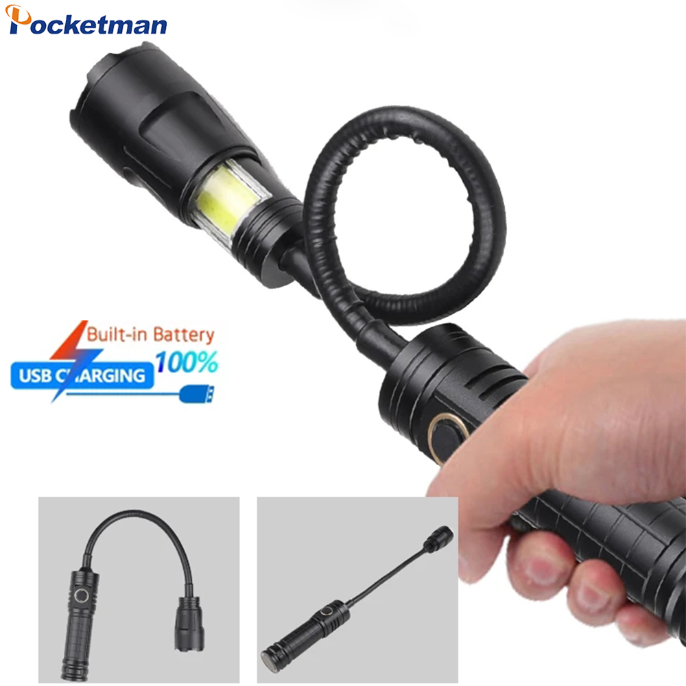 Power Outage Light - Lampu senter LED XHP50, dapat diisi