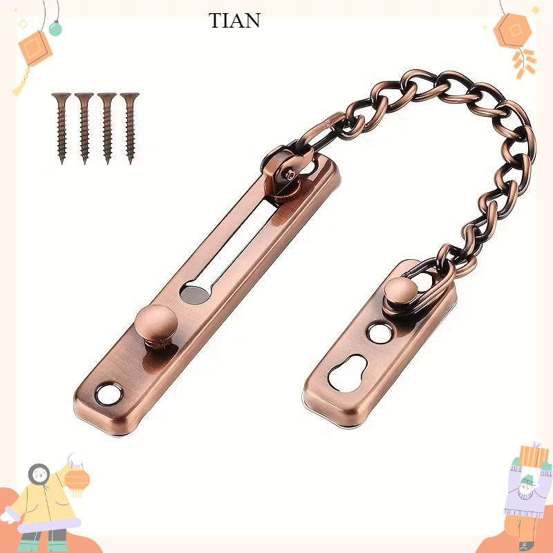 Kunci Baja Tahan Karat Tahan T - Security Chain Door ulasan dan harga